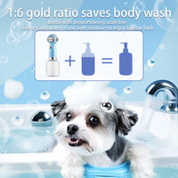 Thumbnail for Light blue Electric Pet Shampoo Foamer Gun - Dense Foam, Quiet Operation, Easy Bath