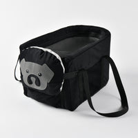 Thumbnail for Black Pet Car Booster Seat for Small Dogs & Cats - Safe Travel Carrier Bed