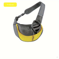 Thumbnail for Yellow Portable Oxford Fabric Pet Carrier for Cats and Puppies (Size L)
