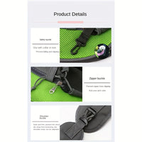 Thumbnail for Yellow Portable Oxford Fabric Pet Carrier for Cats and Puppies (Size L)