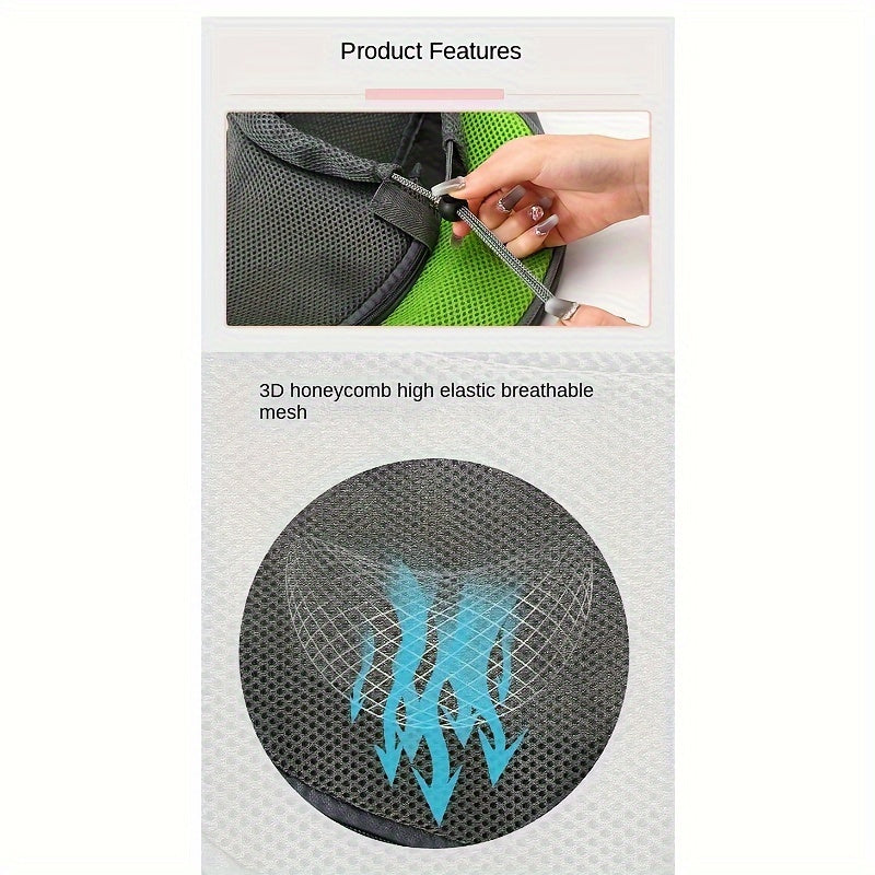 Purple Portable Oxford Fabric Pet Carrier for Cats and Puppies (Size L)