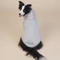 Thumbnail for Grey Classic Dog Sweatshirt with Hood & Drawstrings - For Large Dogs (Size : 4XL)