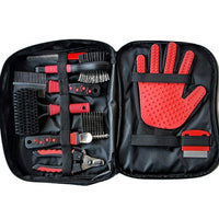 Thumbnail for Dog & Cat Grooming Set - Multi-Tool Kit with Storage Case for Fur & Nail Care