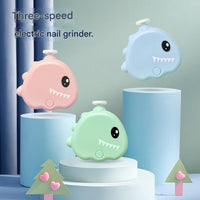 Thumbnail for Blue Cute Dinosaur Electric Pet Nail Grinder - 3-Speed, Low Noise, USB-C for Dogs & Cats