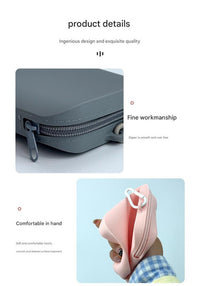 Thumbnail for Black Silicone Dog Treat Pouch (Set of 2) - Waterproof, Portable for Training & Walks