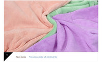 Thumbnail for Purple Hooded Dog Bathrobe - Super Absorbent, Adjustable Fit, Cozy Pet Towel (Size : M)