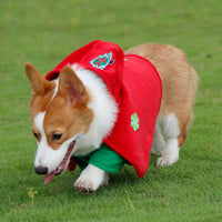 Thumbnail for Christmas Dog Costume - Festive Hooded Cape & Green Jumpsuit Outfit (Size : 2XL)