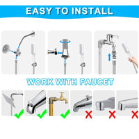 Thumbnail for Handheld Pet Grooming Shower Sprayer - With Comb Teeth Hose & Adapters