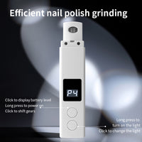 Thumbnail for White Professional Pet Nail Grinder Kit - LCD, LED, Laser, for Dogs & Cats