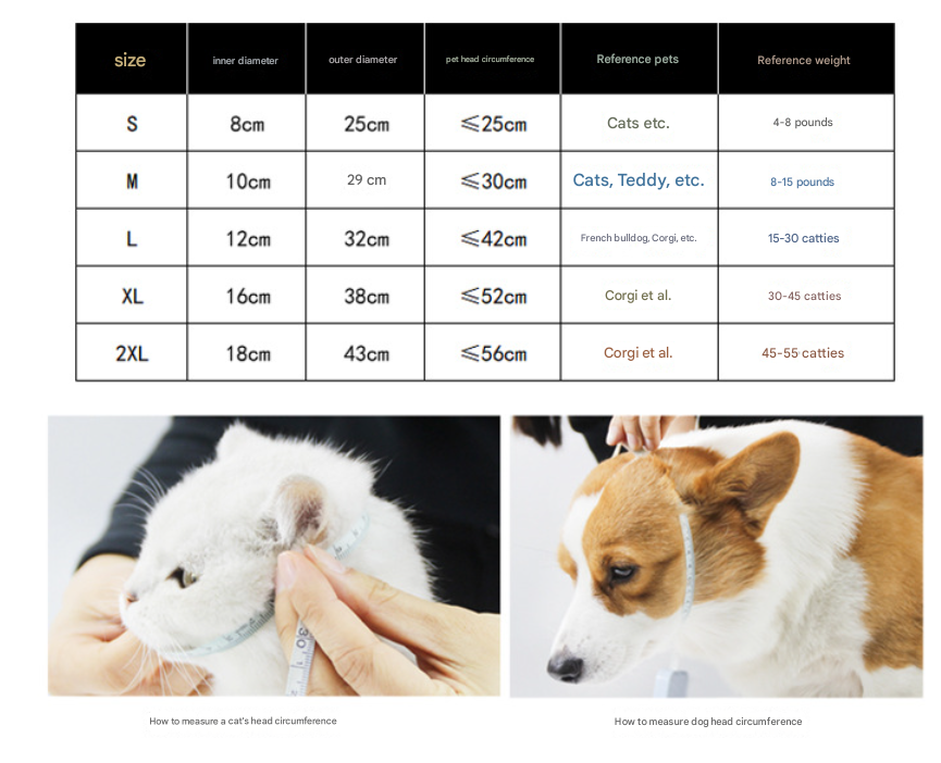 Green Adjustable Soft Elizabethan Collar for Pets - Comfortable Recovery Aid - S