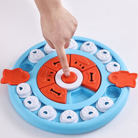 Thumbnail for Blue Interactive Pet Puzzle Feeder Toy - Slow Eating & Mental Stimulation Game for Dogs & Cats