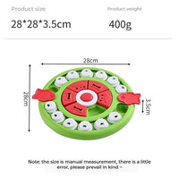 Thumbnail for Blue Interactive Pet Puzzle Feeder Toy - Slow Eating & Mental Stimulation Game for Dogs & Cats