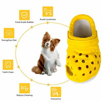 Thumbnail for Size S Red Tough Slipper Dog Chew Toy - Natural Rubber Treat Dispenser & Teeth Cleaner for Interactive Play & Boredom Relief