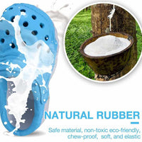 Thumbnail for Size L Red Tough Slipper Dog Chew Toy - Natural Rubber Treat Dispenser & Teeth Cleaner for Interactive Play & Boredom Relief