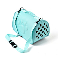 Thumbnail for Blue Stylish EVA Pet Carrier Bag - Lightweight Portable & Breathable Travel Crate for Small Dogs & Cats