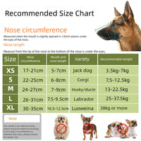 Thumbnail for 2 Pcs Size M Black Breathable Mesh Dog Muzzle - Anti-Barking, Biting & Chewing - Adjustable & Comfortable Nylon Muzzle for Dogs