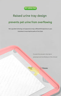 Thumbnail for Black Reusable Silicone Pet Pee Pad Holder - Non-Slip Training Tray with Spill-Proof Edges for Dogs & Puppies(81cm x 54cm)