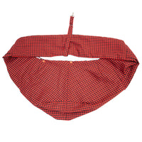 Thumbnail for Black and Red Checkered Comfortable Pet Sling Carrier for Small Dogs & Cats - Breathable Cotton Checkered Bag, Hands-Free, Safety Features