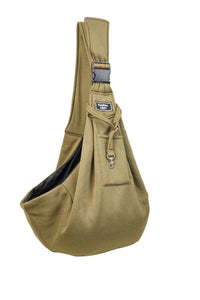 Thumbnail for Green Breathable Pet Sling Carrier for Small Dogs & Cats - Adjustable Hands-Free Travel Pouch with Safety Leash & Pocket