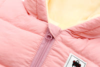 Thumbnail for Suitable For Height 73cm Black Baby & Toddler Hooded Padded Snowsuit - Fleece Lined Winter Romper Outerwear