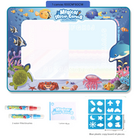 Thumbnail for Fruit Alphabet Giant Aqua Magic Doodle Mat 100x80cm - Mess-Free Reusable Water Drawing Pad for Creative Kids