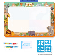 Thumbnail for African animals Giant Aqua Magic Doodle Mat 100x80cm - Mess-Free Reusable Water Drawing Pad for Creative Kids