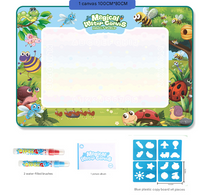 Thumbnail for Forest Insect Giant Aqua Magic Doodle Mat 100x80cm - Mess-Free Reusable Water Drawing Pad for Creative Kids
