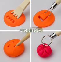 Thumbnail for 32-Piece Pottery Tool Set with Cloth Bag - DIY Clay Sculpting Kit for Kids