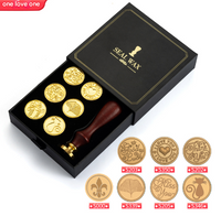 Thumbnail for Love 2-Piece Retro Sealing Wax Stamp Set - 11.3 x 11.3 x 3.6 cm DIY Gift Box Kit for Handmade Crafts