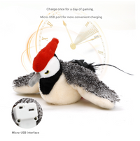 Thumbnail for Penguins Electric Flapping Plush Cat Toy with Sound - Realistic Self-Play Pet Toy
