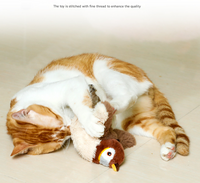 Thumbnail for Penguins Electric Flapping Plush Cat Toy with Sound - Realistic Self-Play Pet Toy