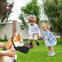 Thumbnail for M Adjustable Leather Dog Muzzle for Large Breeds, Anti-Bite and Anti-Bark