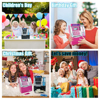 Thumbnail for Kids ATM Savings Bank - Electronic Piggy Bank with Debit Card, PIN(Pink)