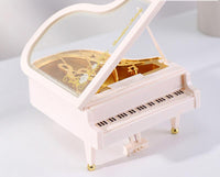 Thumbnail for Classical Grand Piano Music Box with Dancing Ballerina(Regular version - white)