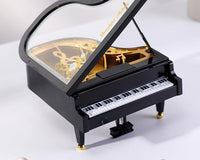 Thumbnail for Classical Grand Piano Music Box with Dancing Ballerina(Regular version - black)