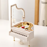 Thumbnail for Classical Grand Piano Music Box with Dancing Ballerina(Dancing girl version - white)