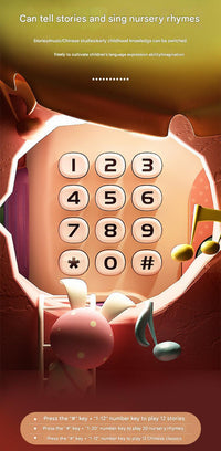 Thumbnail for Interactive Kids' Piggy Bank Safe with Music, Stories & Password Lock(Cyan)