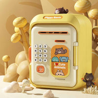 Thumbnail for Interactive Kids' Piggy Bank Safe with Music, Stories & Password Lock(Yellow)
