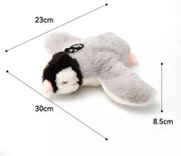 Thumbnail for Interactive Flapping Wing Bird Toy for Cats & Dogs,Motion Activated with Sound(Milo Gray Penguin)