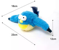 Thumbnail for Interactive Flapping Wing Bird Toy for Cats & Dogs,Motion Activated with Sound(Bondi Blue Bird)