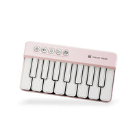 Thumbnail for Mini Pocket Piano Electronic Keyboard - 19 Keys, Multiple Modes, LED Lights, Portable Musical Toy(pink)