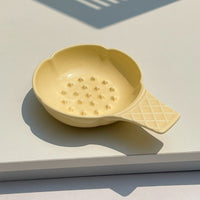 Thumbnail for Yellow Adorable Ice Cream Cone Ceramic Slow Feeder Pet Bowl - Fun Anti-Gulp Design for Cats & Dogs