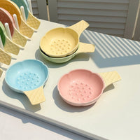 Thumbnail for Yellow Adorable Ice Cream Cone Ceramic Slow Feeder Pet Bowl - Fun Anti-Gulp Design for Cats & Dogs