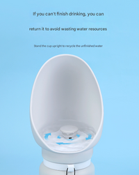 Thumbnail for Green Portable Pet Dog Water Bottle 550ml - Foldable Food-Grade Silicone Travel Drinker with Leak-Proof Dispenser