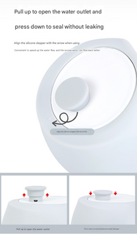 Thumbnail for Dark Blue Portable Pet Dog Water Bottle 550ml - Foldable Food-Grade Silicone Travel Drinker with Leak-Proof Dispenser