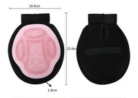 Thumbnail for Green 3-Pack Gentle Pet Grooming Glove - Deshedding, Bathing & Massage Mitt for Dogs & Cats, Breathable & Adjustable