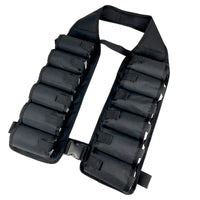 Thumbnail for Black Ultimate 12-Can Beverage Carrier Vest - Hands-Free Outdoor Party Backpack