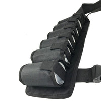 Thumbnail for Black Ultimate 12-Can Beverage Carrier Vest - Hands-Free Outdoor Party Backpack