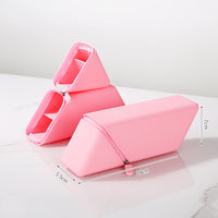 Thumbnail for Pink Transforming Silicone Pencil Case - Stand-Up Pen Holder & Stationery Organizer