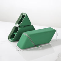 Thumbnail for Green Transforming Silicone Pencil Case - Stand-Up Pen Holder & Stationery Organizer